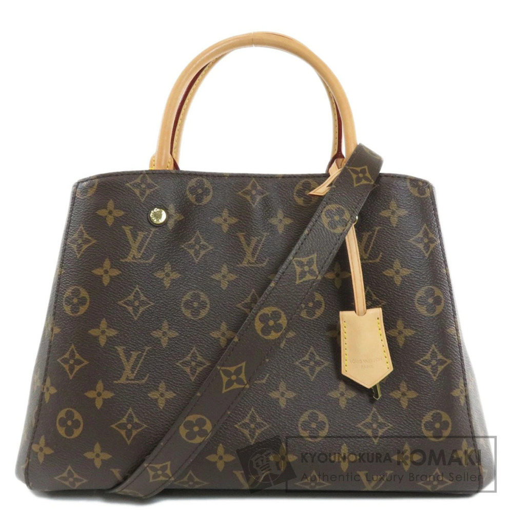 Louis Vuitton Montaigne Monogram 2way Handbag Canvas